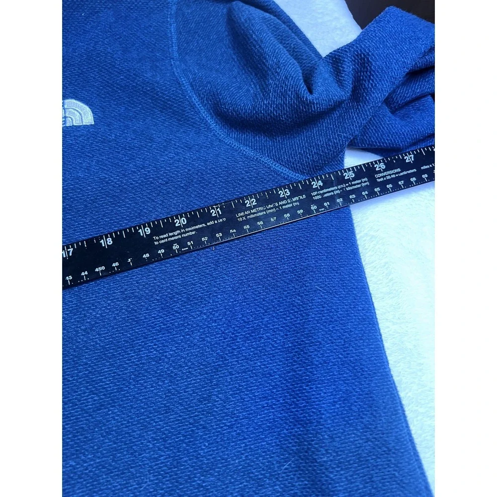 The North Face Pullover Mens‎ XL Blue 1/4 Zip Fleece Performance Hiking Top
